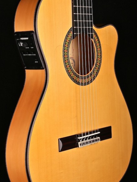 Thin-Line Cutaway Flamenco with Fishman ProBlend