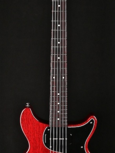 Double Cutaway with Faded Crimson Finish and P-90