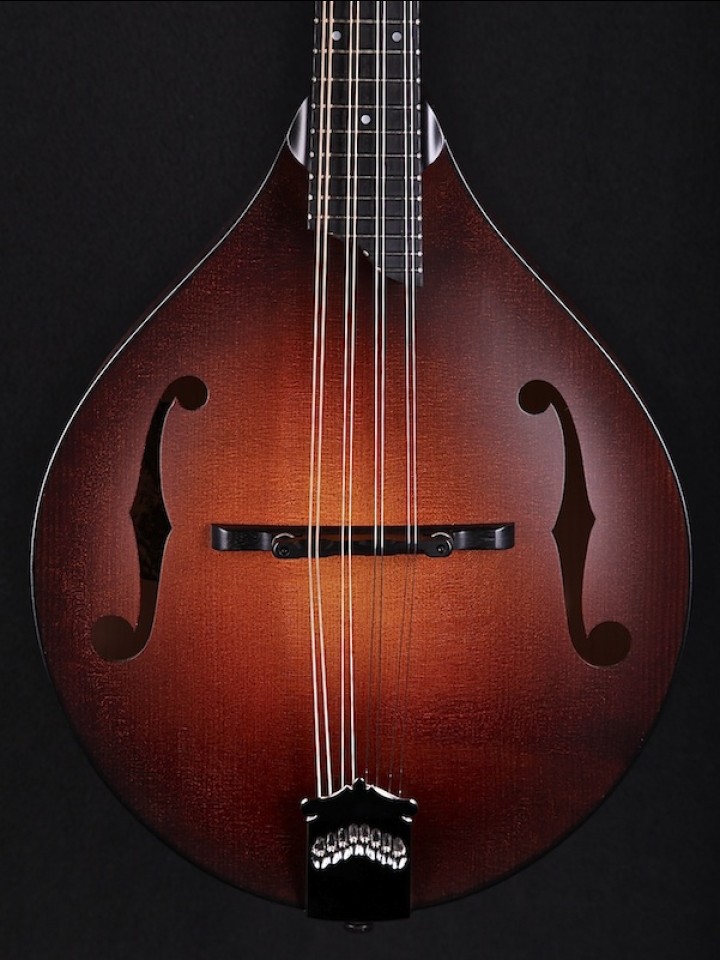 A-STYLE MANDOLIN WITH SUNBURST SATIN FINISH W/CASE