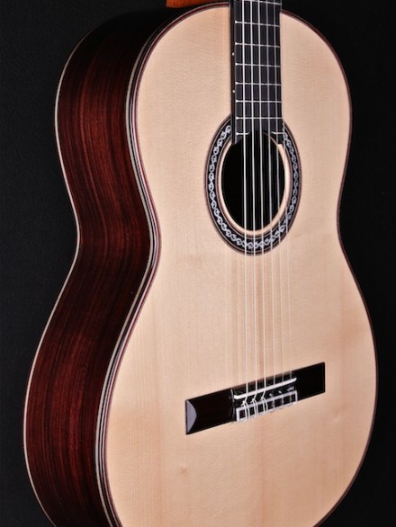 ALL SOLID SPR/ROSEWOOD HYBRID NYLON STRING W/POLYFOAM CASE