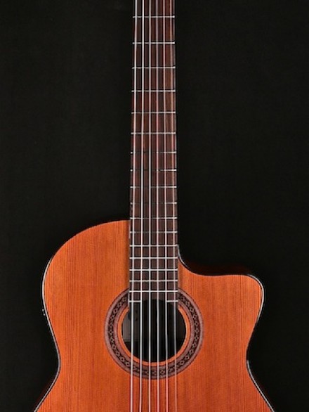 SOLID CEDAR TOP CLASSICAL CWY W/FISHMAN ELECTRONICS