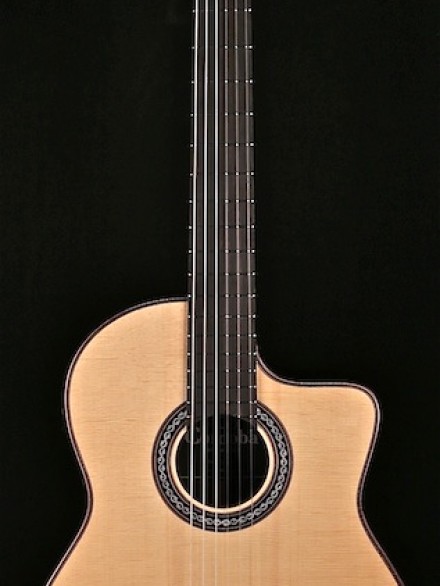 Flamenco Negra with Cutaway and Fishman Pro Blend