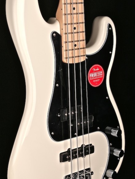 AFFINITY PJ BASS OLYMPIC WHITE W/MAPLE FINGERBOARD